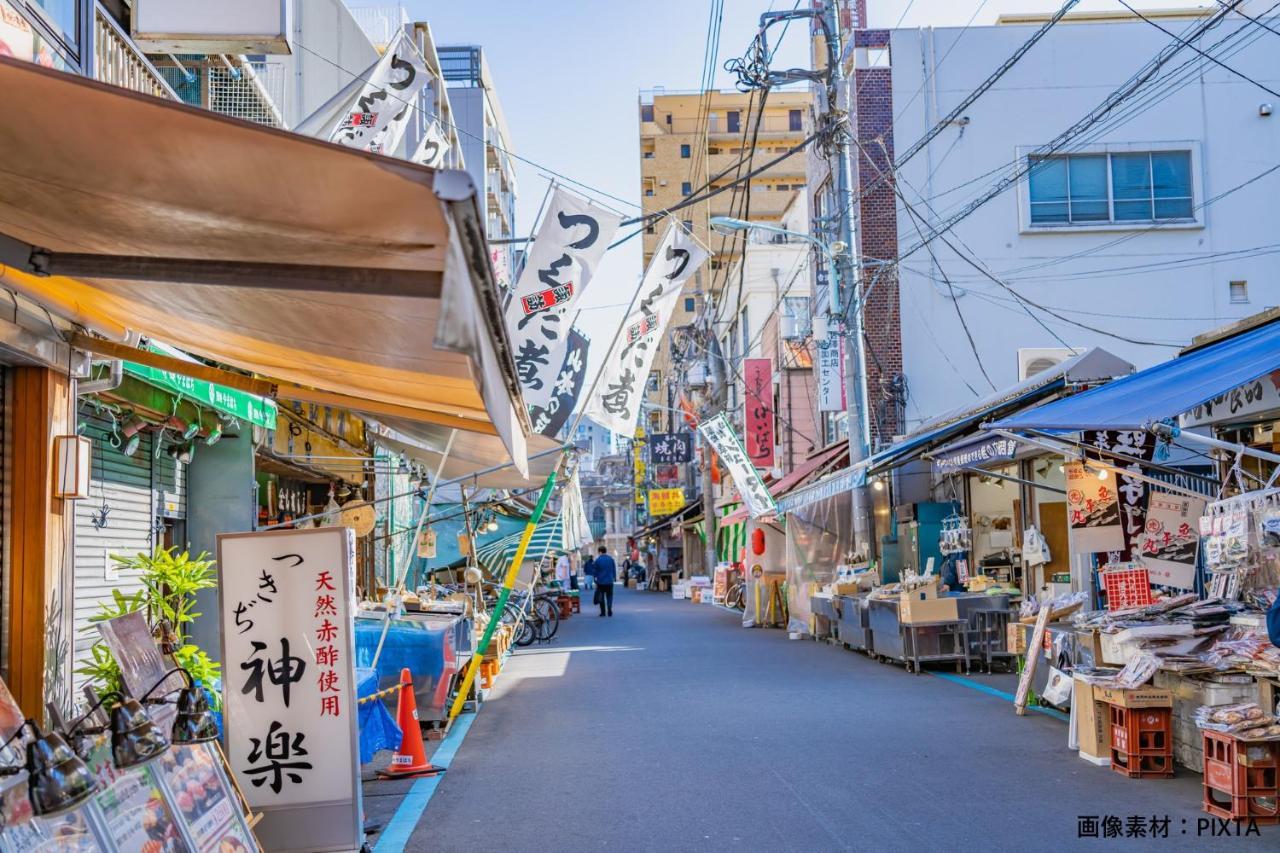 Tosei Hotel Cocone Tsukiji Ginza Premier Präfektur Tokio Exterior foto